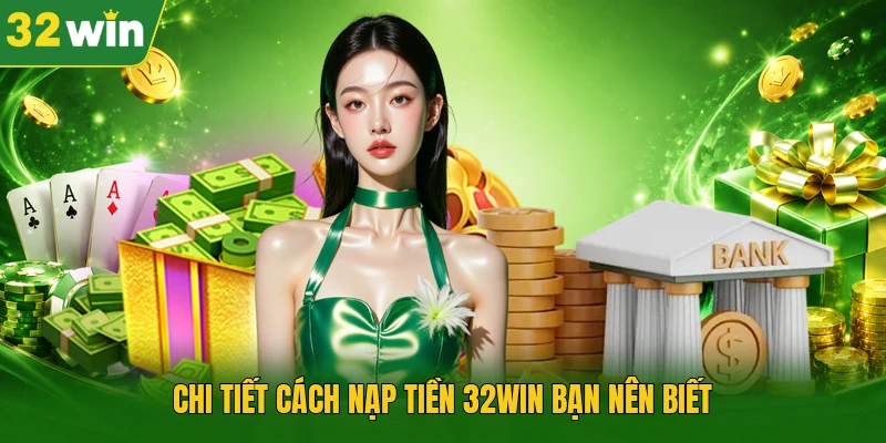 Chi tiết cách nạp tiền 32WIN bạn nên biết
