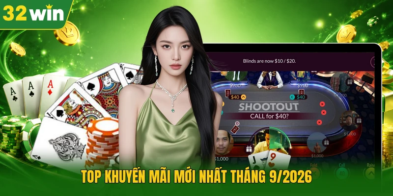 Top khuyến mãi mới nhất tháng 9/2026